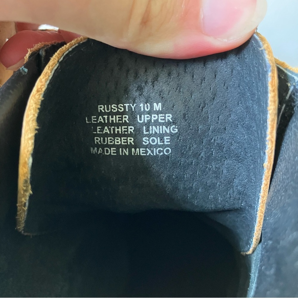 Steve Madden | Russty Leather Lace Up Platform Work Bootie - Picture 7 of 9